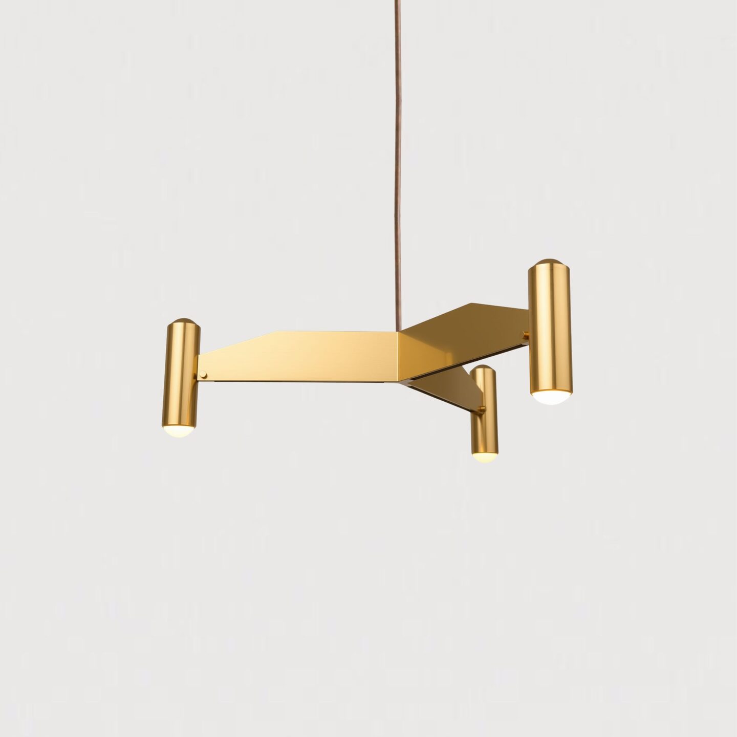 Surveillance Trine Surface Ceiling Canopy Blonde Brass